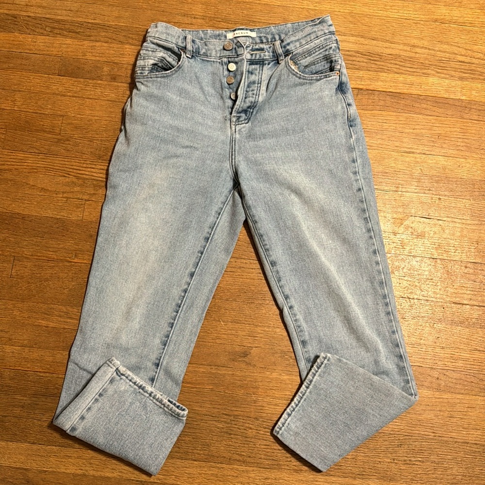 Pacsun high rise straight jeans